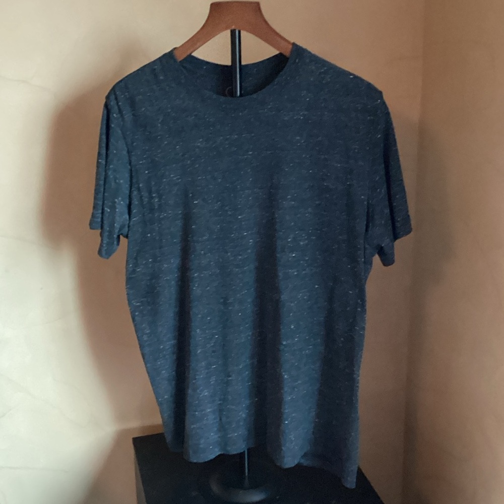 OP Men's Blue Speckled Short Sleeve Tee